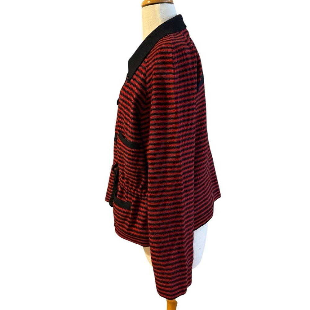 Vintage Sonia Rykiel Paris Striped Wool Sweater - Picture 3 of 6